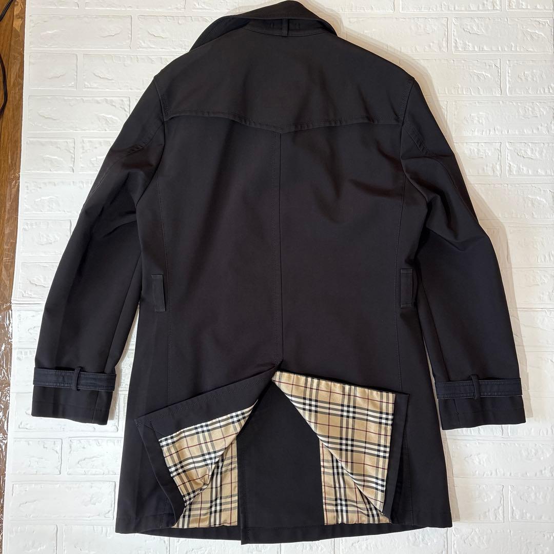 希少LL BURBERRY BLACK LABEL トレンチナポレオンコート
