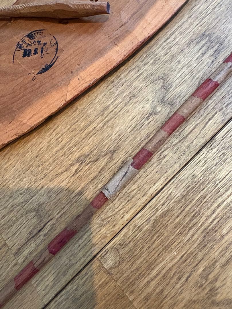 アフリカ民芸品　アンティーク60㎝サイズ　タンザニアマサイ族　木彫りペア人形