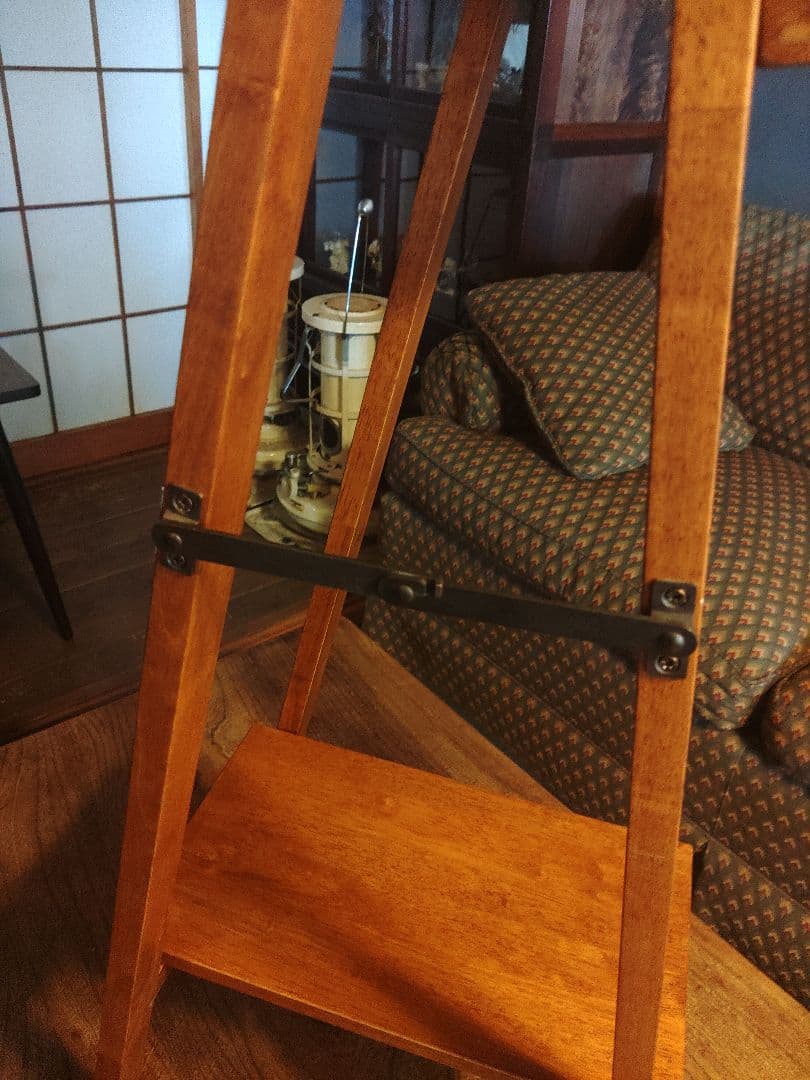 希少　アダストリア　スタンドミラー　天然木　姿見　鏡　レア　レトロ