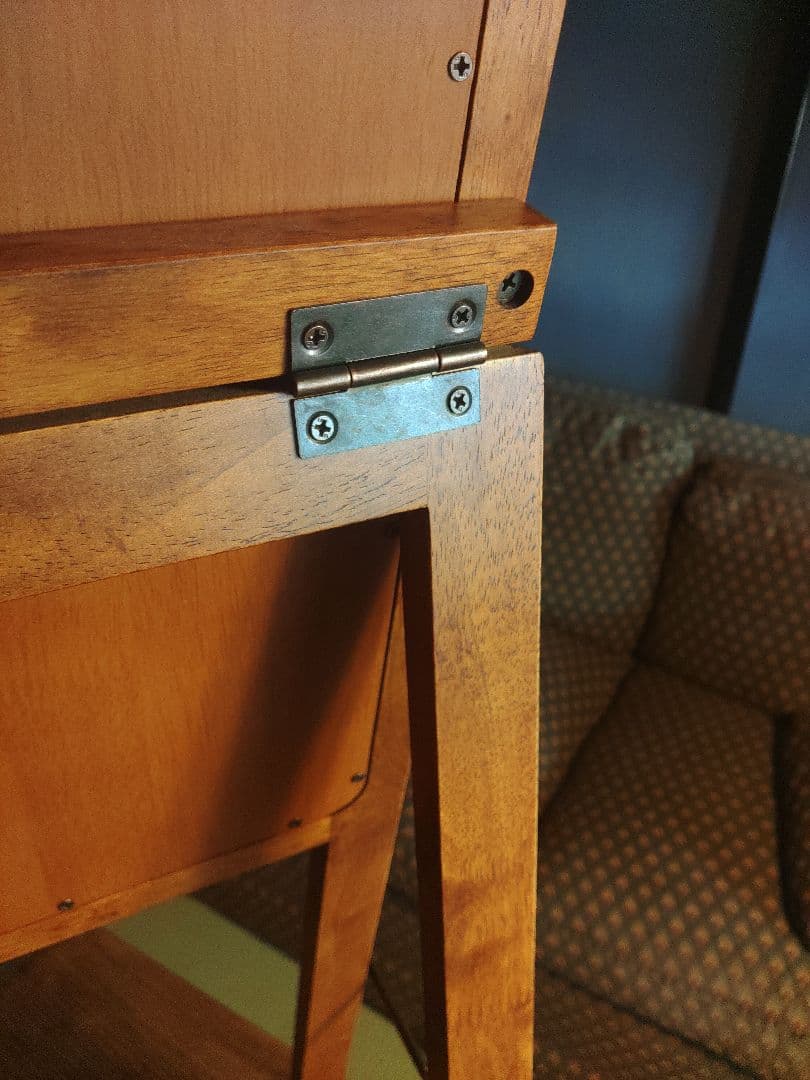 希少　アダストリア　スタンドミラー　天然木　姿見　鏡　レア　レトロ