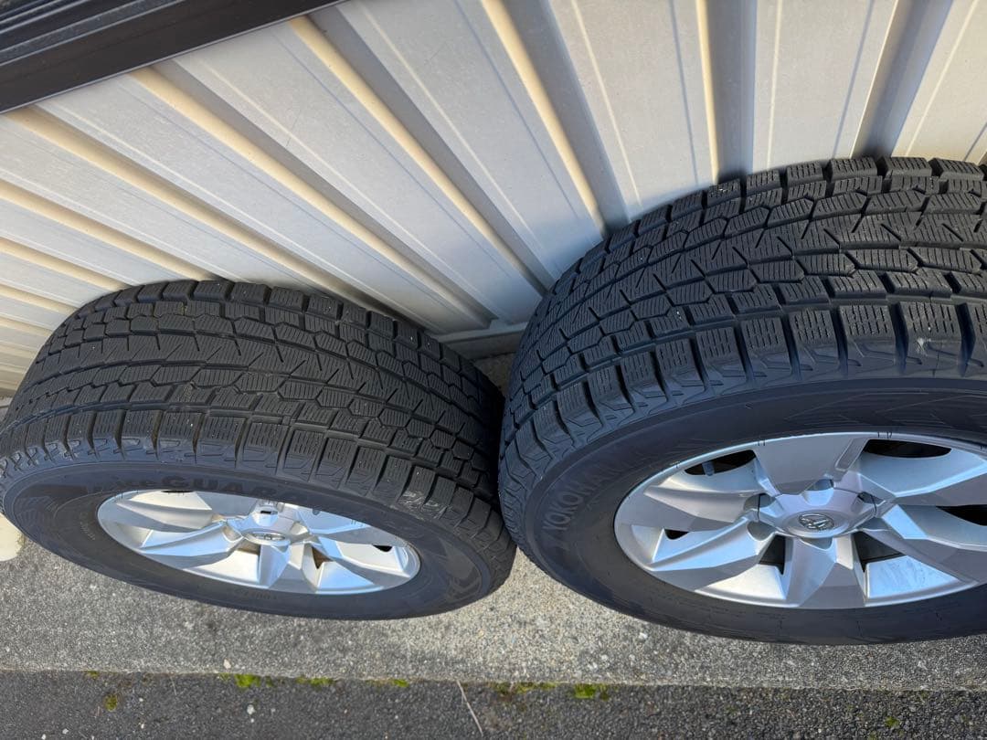 プラド150後期純正ホイール ヨコハマ265/65R17スタッドレスセット