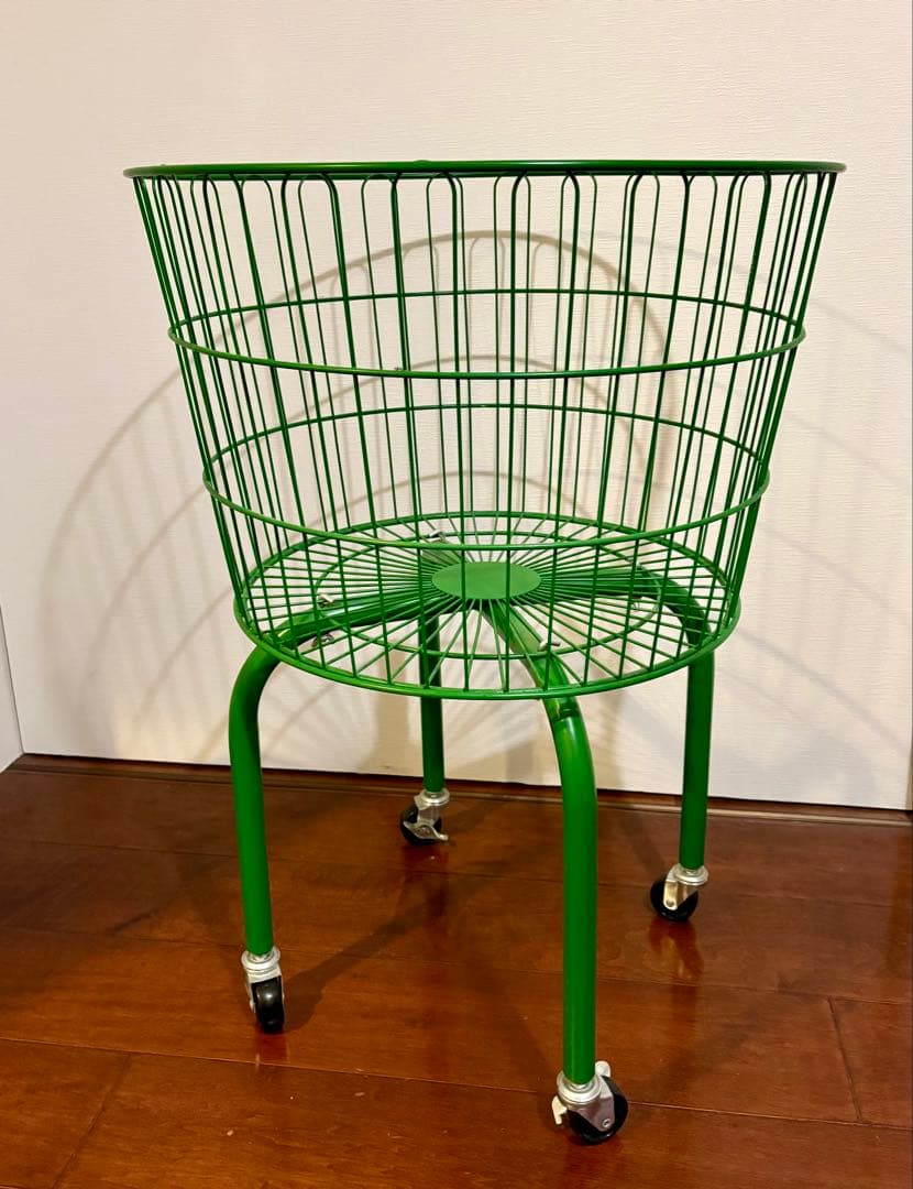 【 think of things】CIRCLE BASKET GREEN