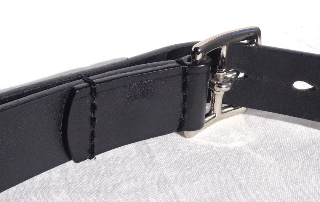 N.HOOLYWOOD エヌハリウッド COMPILE ブライドルレザーベルト黒