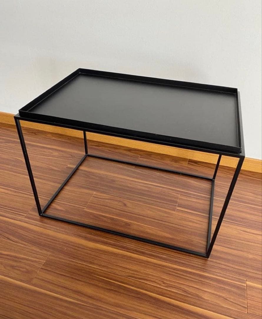 鉄製　サイドテーブル 幅600mm アイアン　日本製　黒　棚