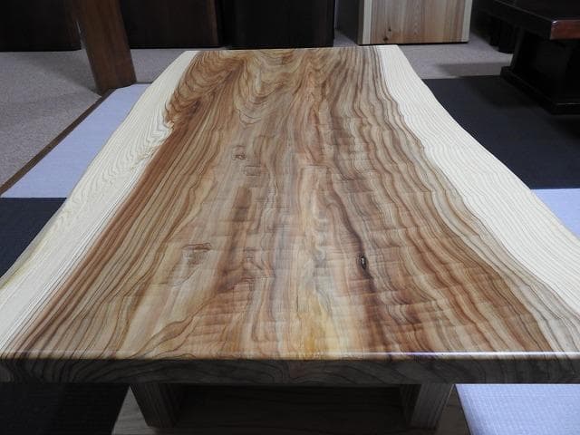 №10a 杉　一枚板座卓　3帖～☆セール☆