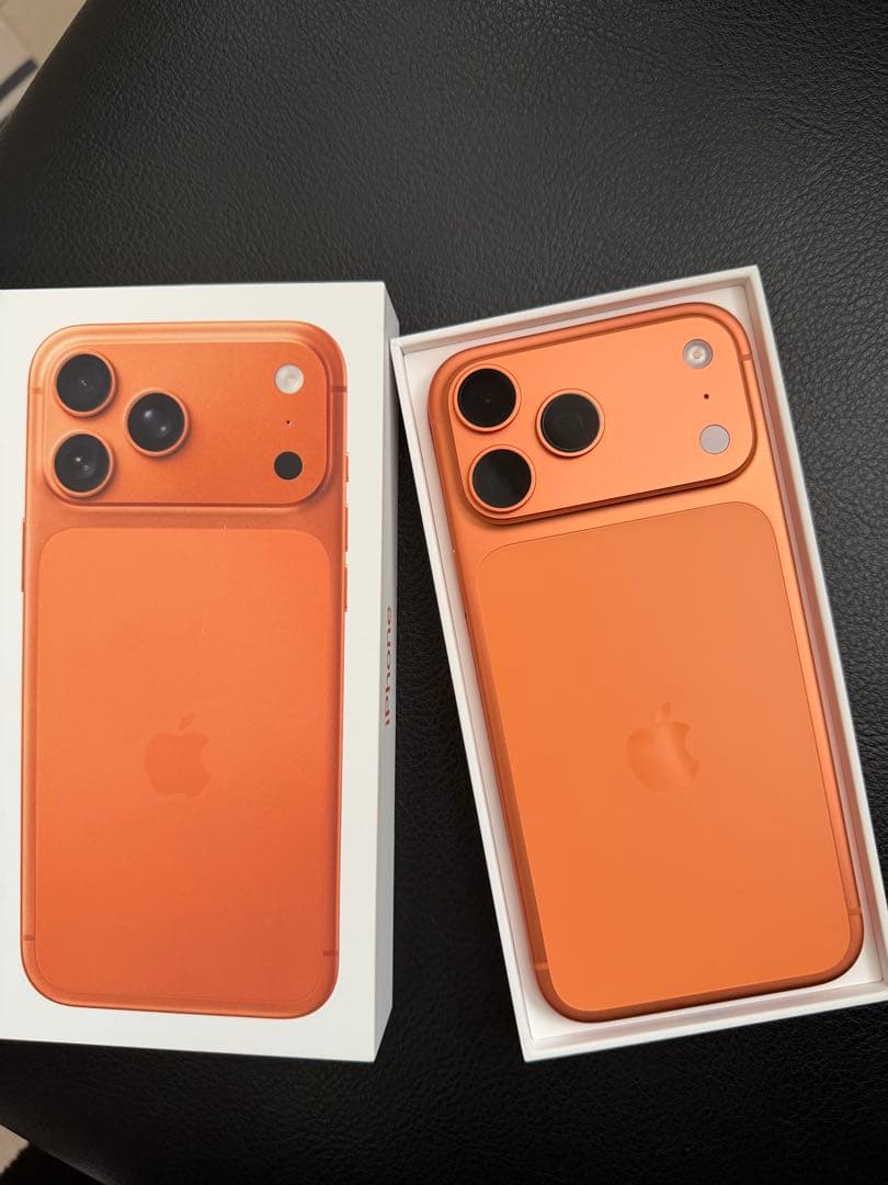 週末値下げ 美品 iPhone17 Pro 256GB コズミックオレンジ