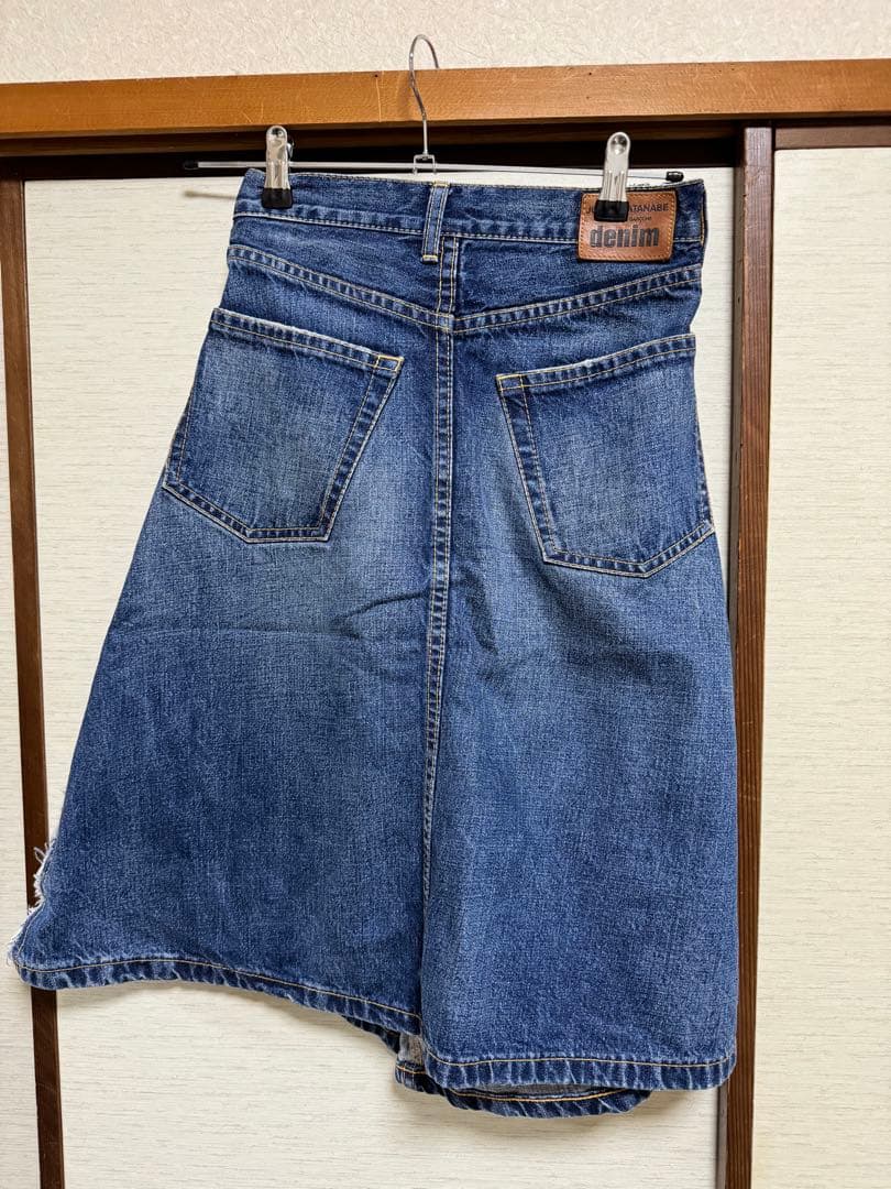 JUNYA WATANABE アシンメトリックデニムスカート