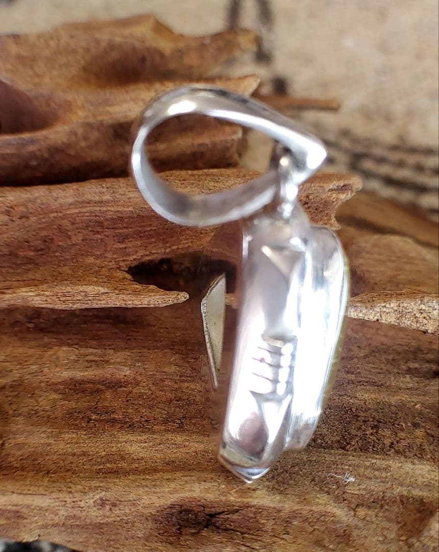 高品質　ルチルクォーツ　ペンダントトップ　シルバー　silver925