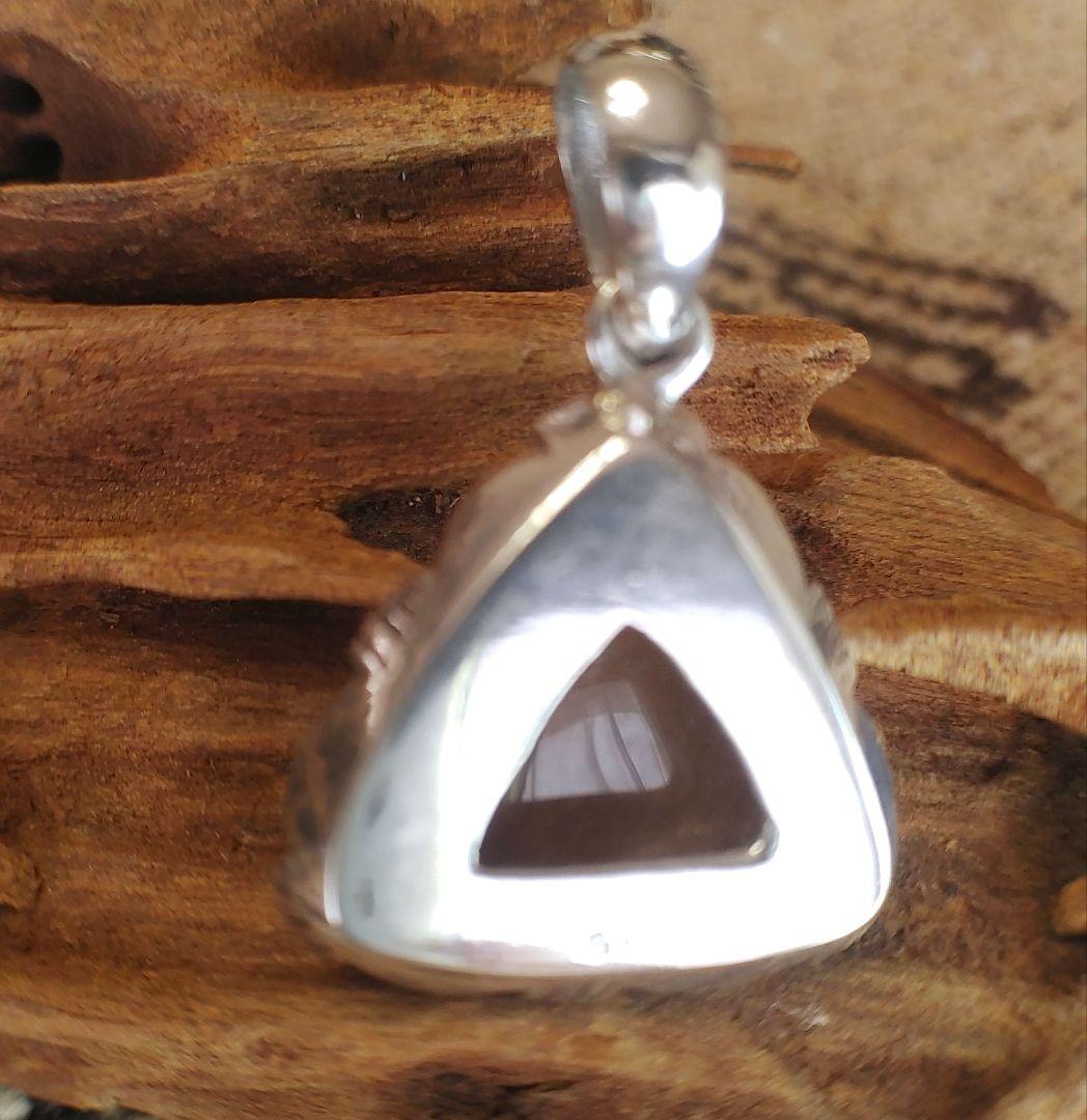 高品質　ルチルクォーツ　ペンダントトップ　シルバー　silver925
