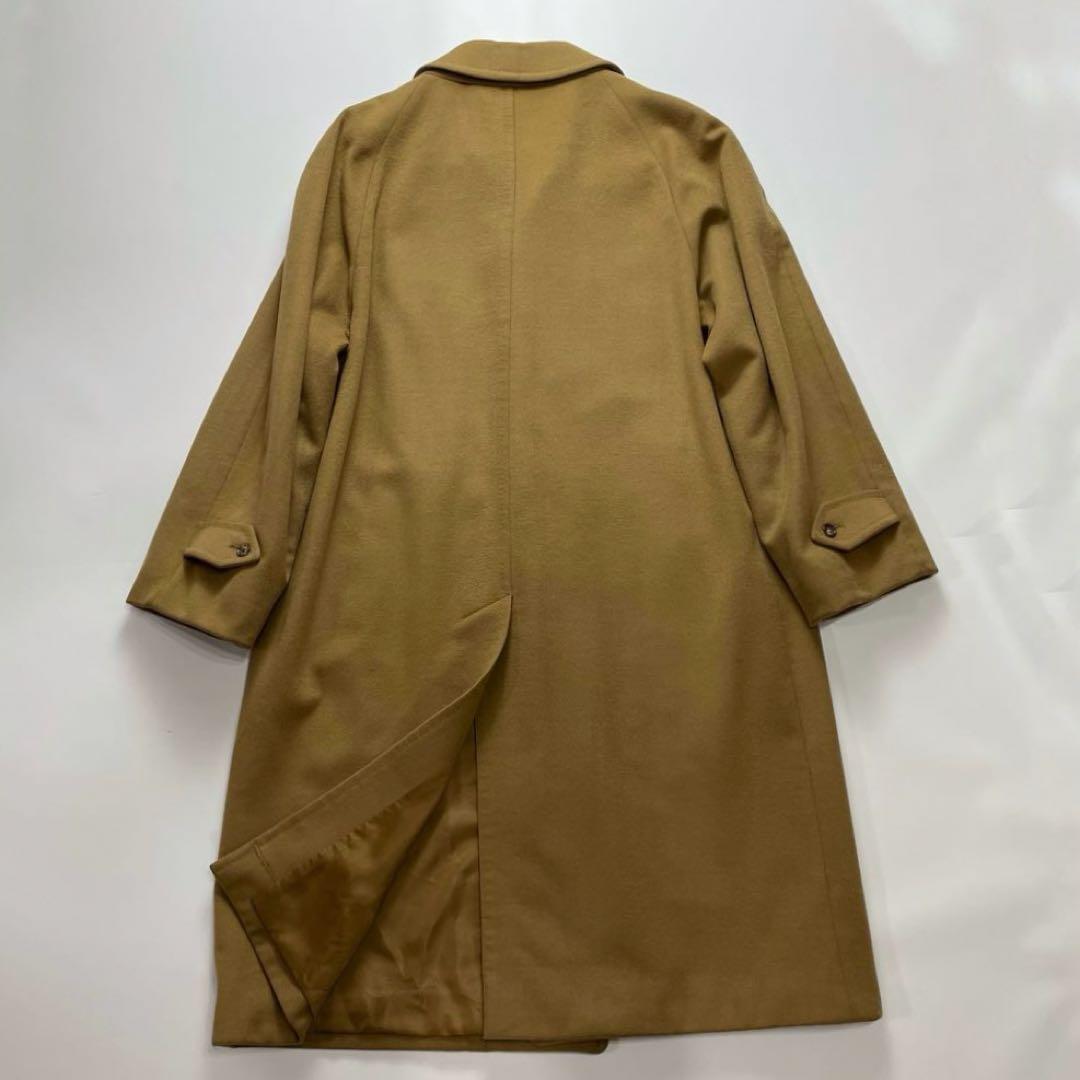 極上の肌触り★バーバリー バルマカーンコート ロング カシミヤ キャメル XL