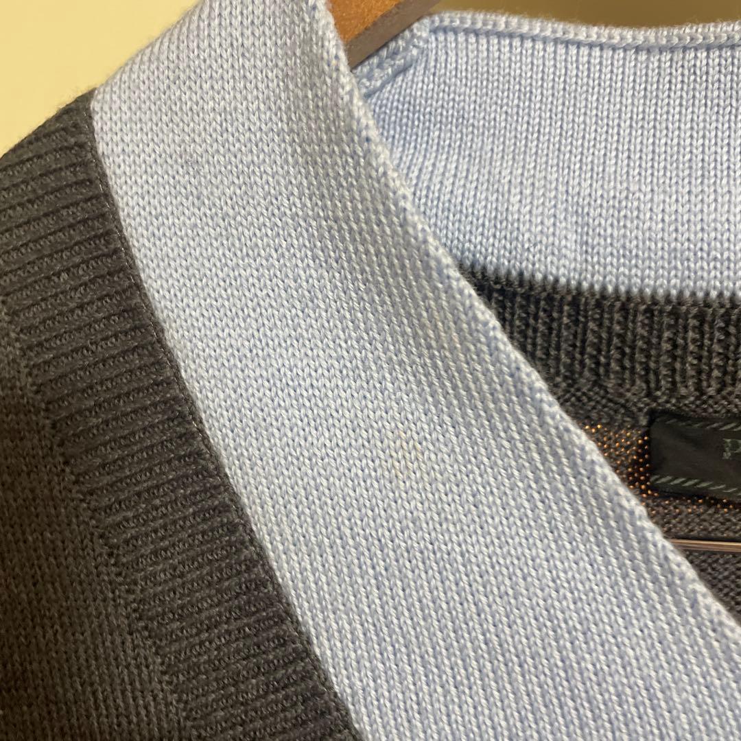 25ss Prada trompe-l'oeil Knitトロンプルイユ