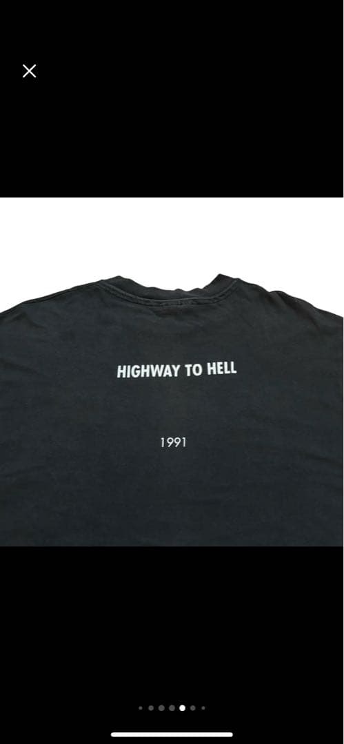 トップス 90s Real Skate AC/DC Parody