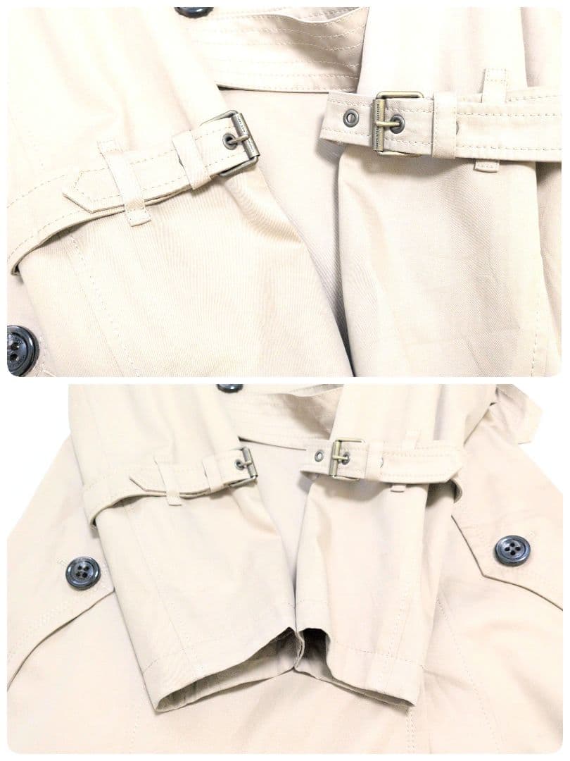 BURBERRY BLUE LABEL ノバチェック ライナー付き ベージュS