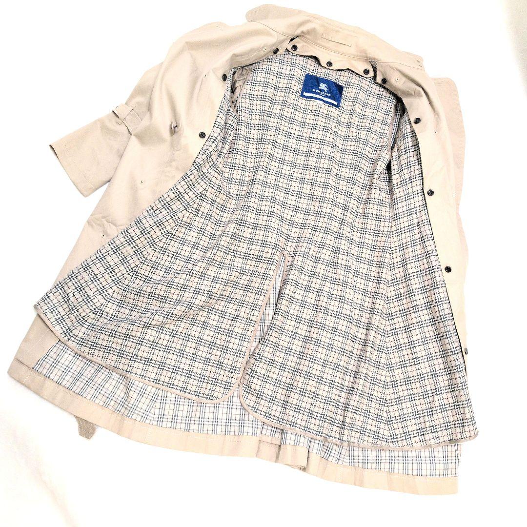 BURBERRY BLUE LABEL ノバチェック ライナー付き ベージュS