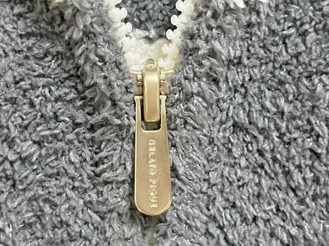 【美品】ジェラートピケ　パウダートリムボーダー　上下セット
