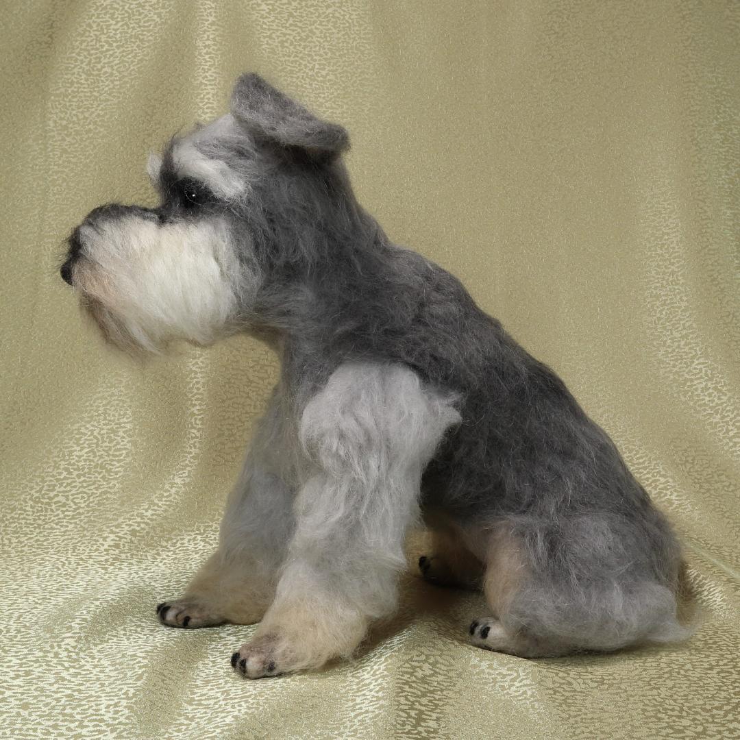 羊毛フェルト ちょりん様確認用 シュナウザー ハンドメイド 犬 オーダー