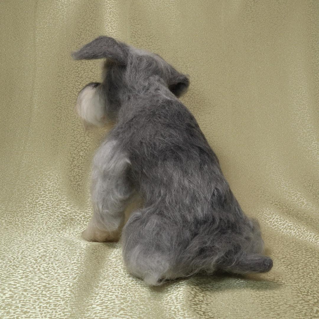 羊毛フェルト ちょりん様確認用 シュナウザー ハンドメイド 犬 オーダー