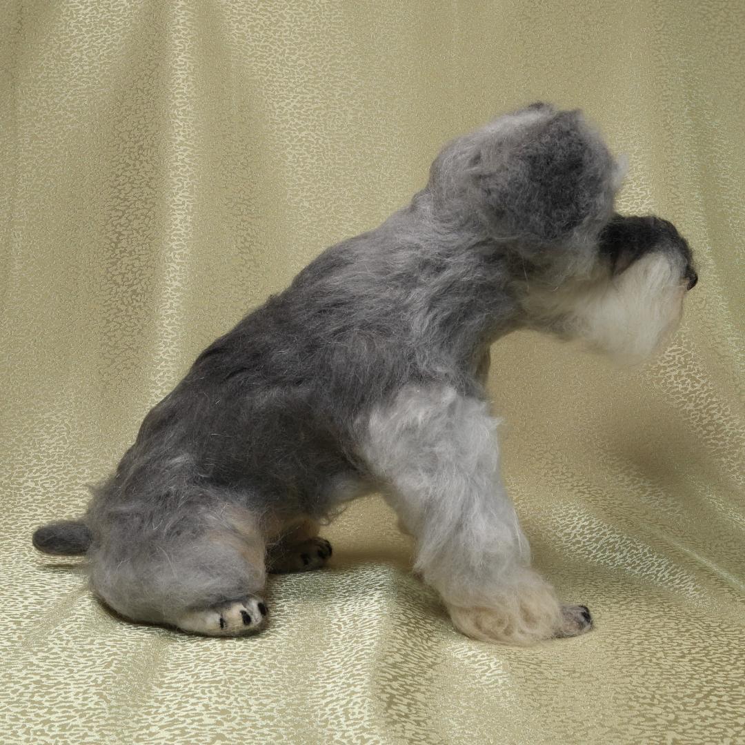 羊毛フェルト ちょりん様確認用 シュナウザー ハンドメイド 犬 オーダー