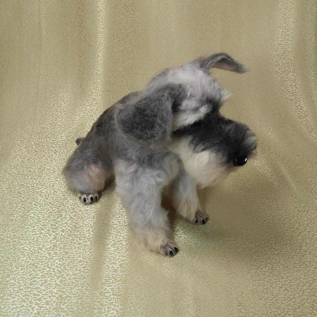 羊毛フェルト ちょりん様確認用 シュナウザー ハンドメイド 犬 オーダー