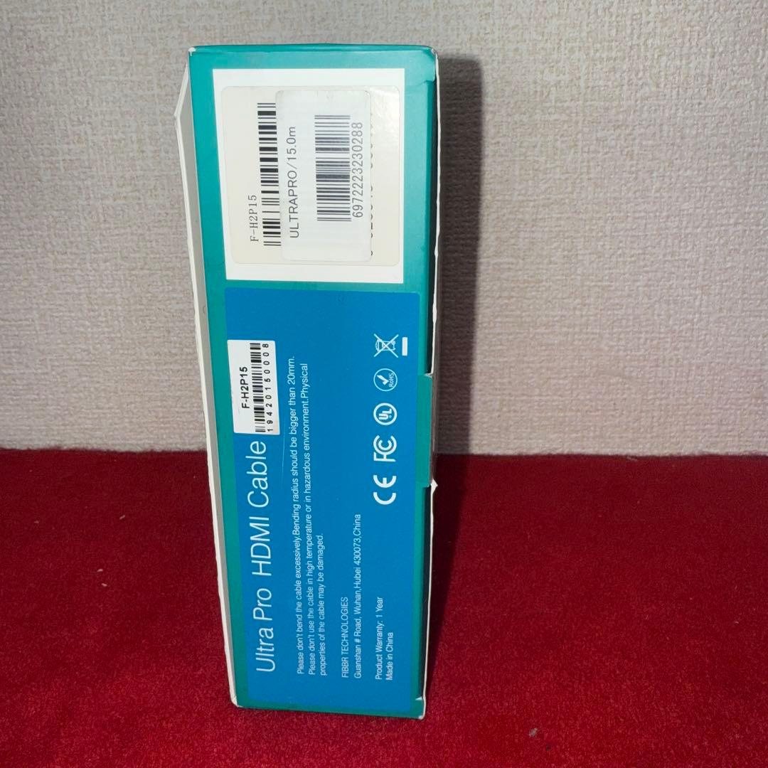 FIBBR Ultra Pro 光HDMIケーブル 15m 4K HDMI2.0