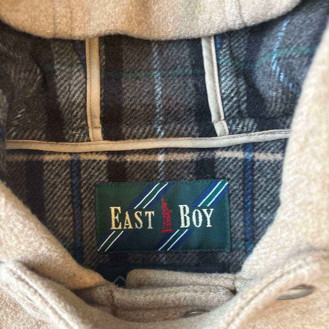 【美品】EAST BOY ダッフルコートキャメルベージュ７号レディース通学女子