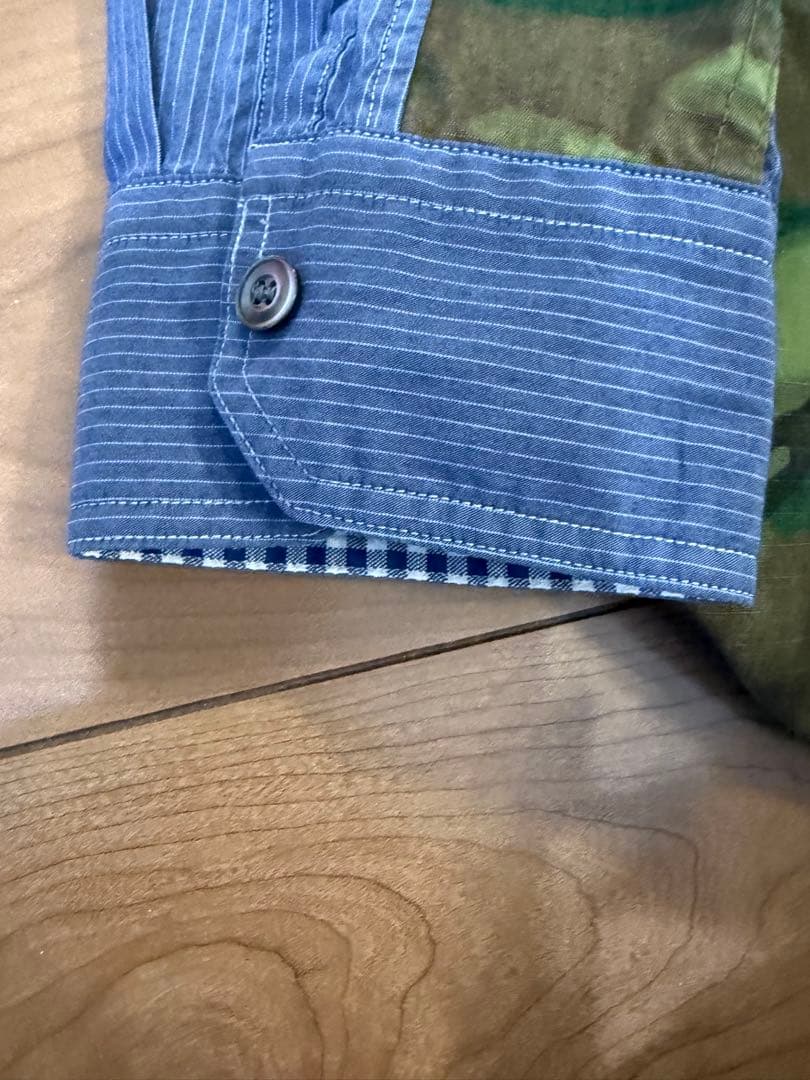 1日までの出品　ジュンヤワタナベマン　コムデギャルソン　ミリタリーシャツ　L