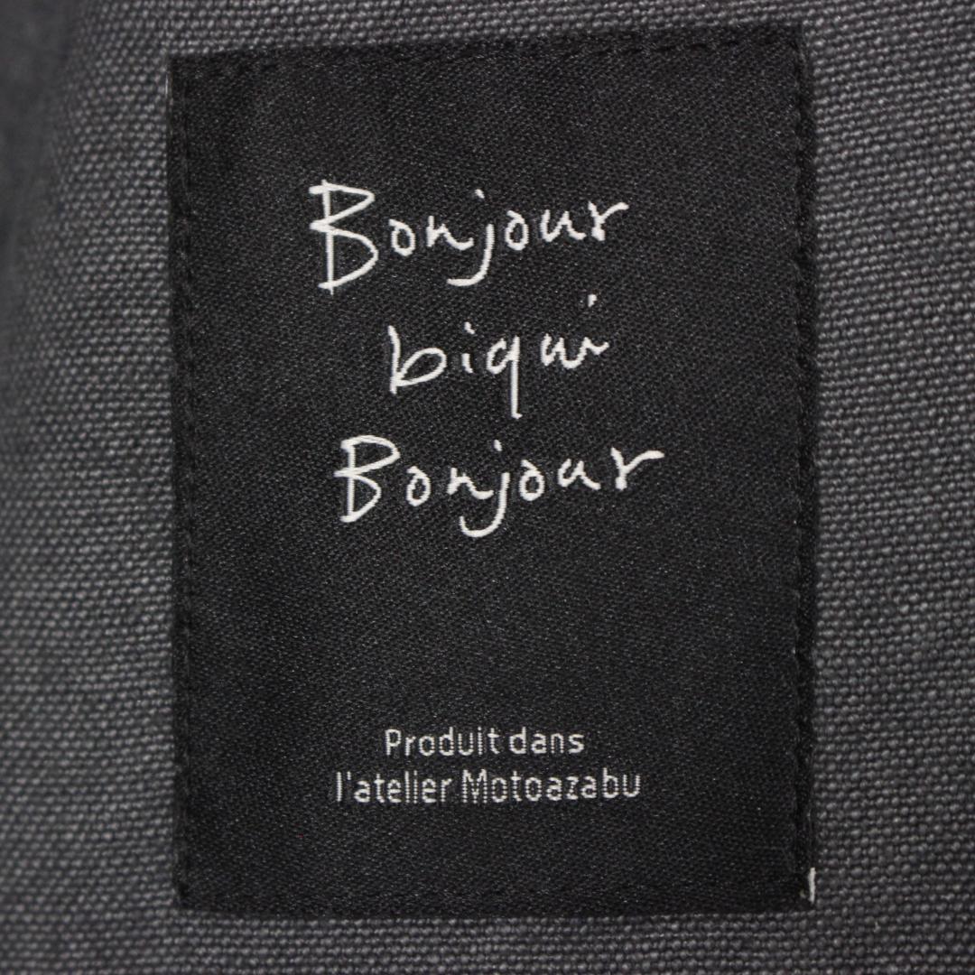 Bonjour biqui Bonjour リネンロングコート グレー Fサイズ