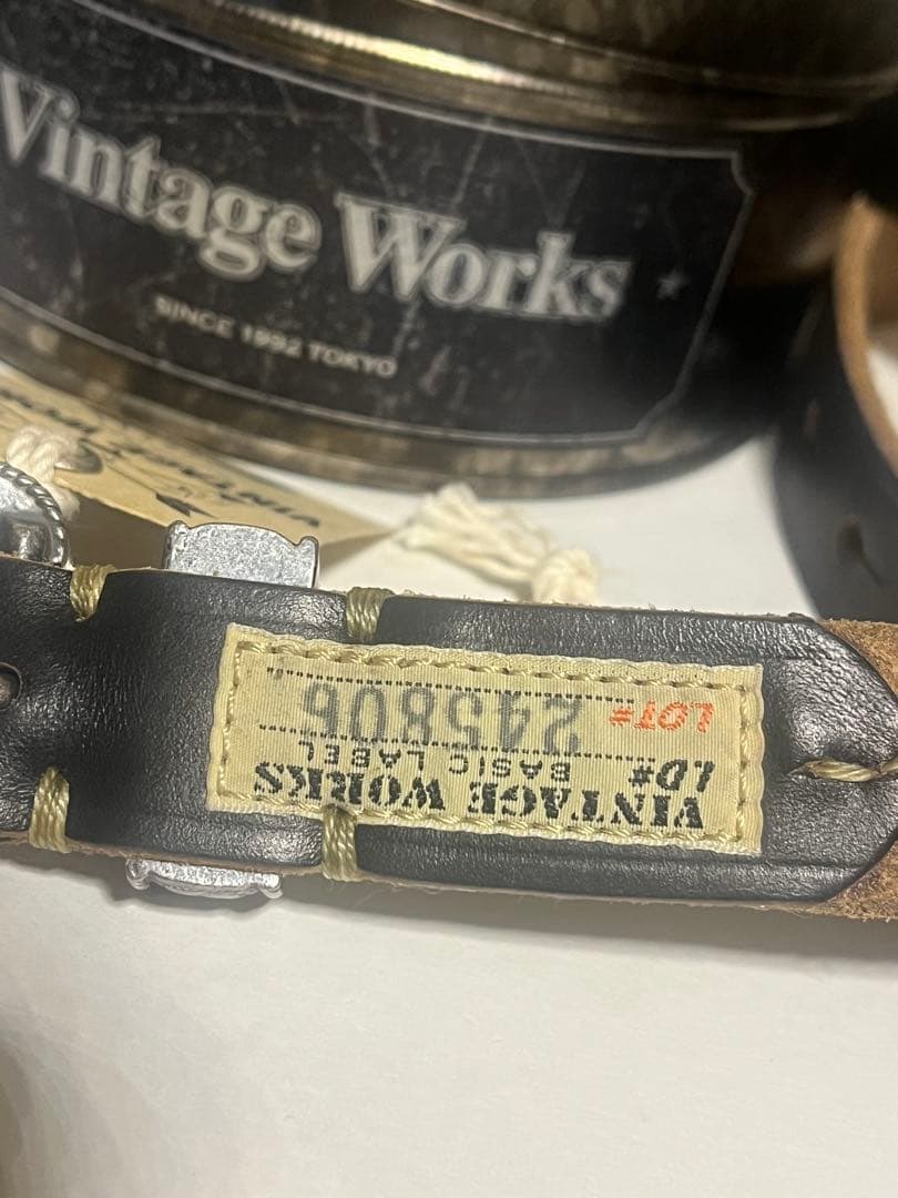 Vintage Worksヴィンテージワークスレザーベルト [DH5744]