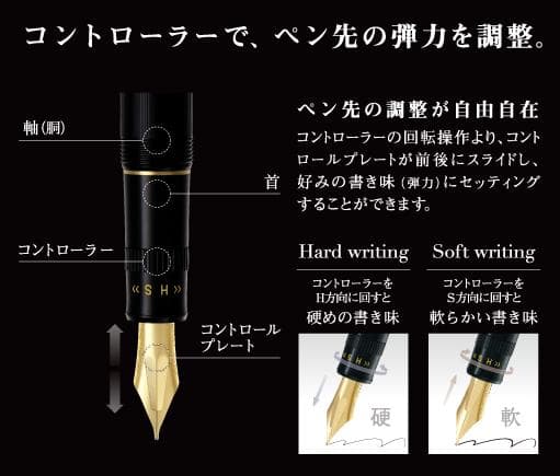 【新品】 パイロット 万年筆 ジャスタス95 ストライプブラック 細字 F SB