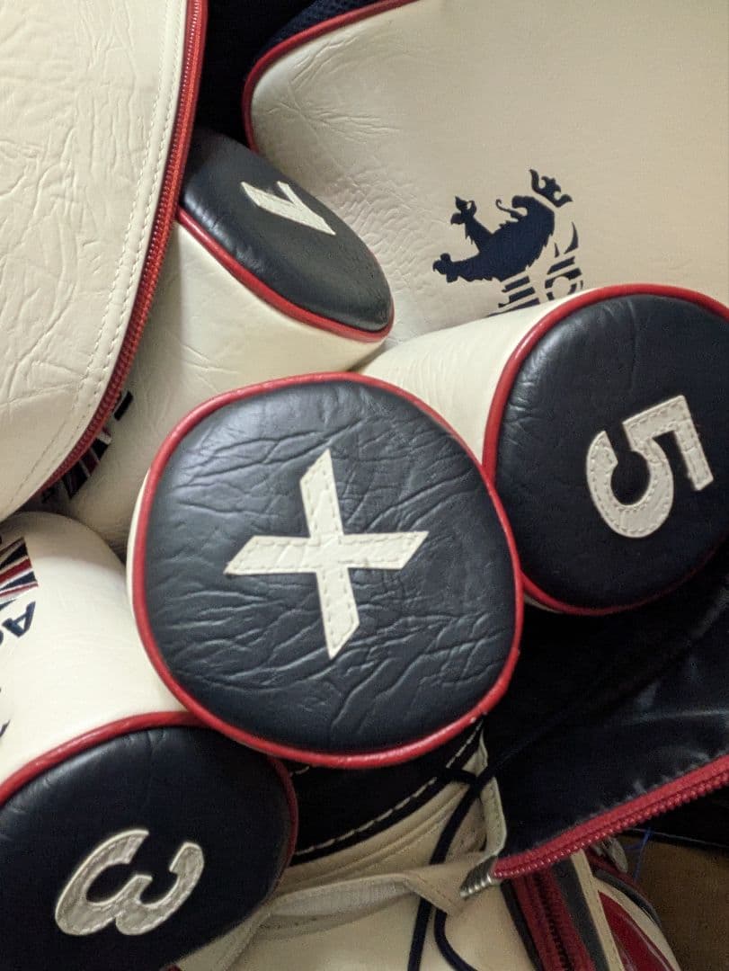 Admiral ゴルフバッグ ユニオンジャックデザイン★ヘッドカバー付