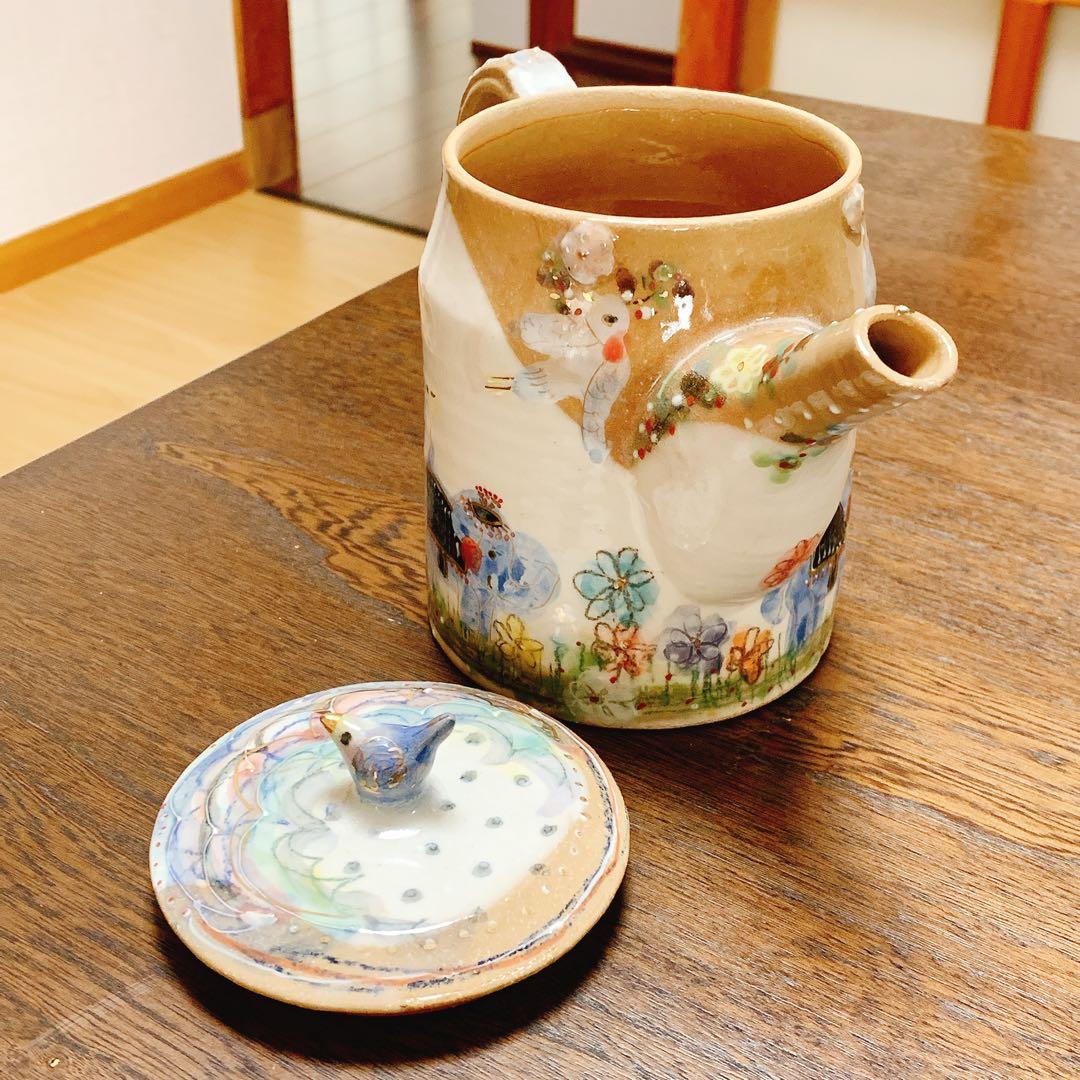 内藤加奈子さん　急須　kakko 象　鳥　ポット　作家　陶器