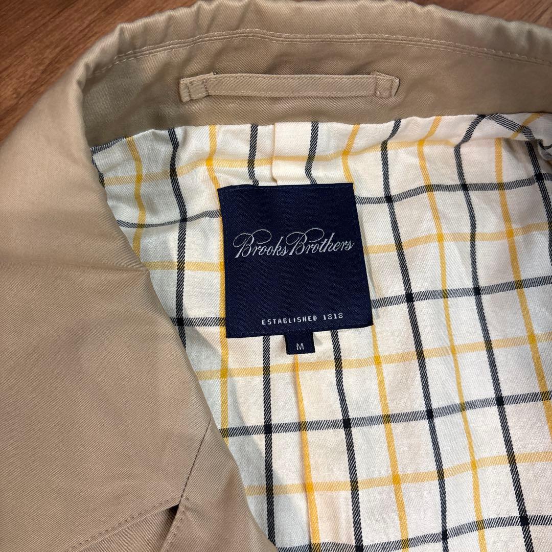 【美品】Brooks Brothers ステンカラーコート Mサイズ ベージュ