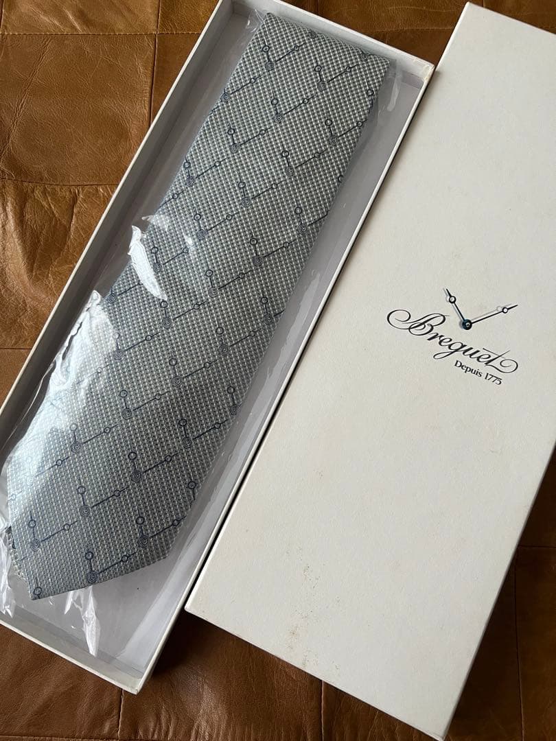 ブレゲ☆ネクタイ☆未使用　デッドストック☆アンドレクロードカノヴァ製☆ノベルティ