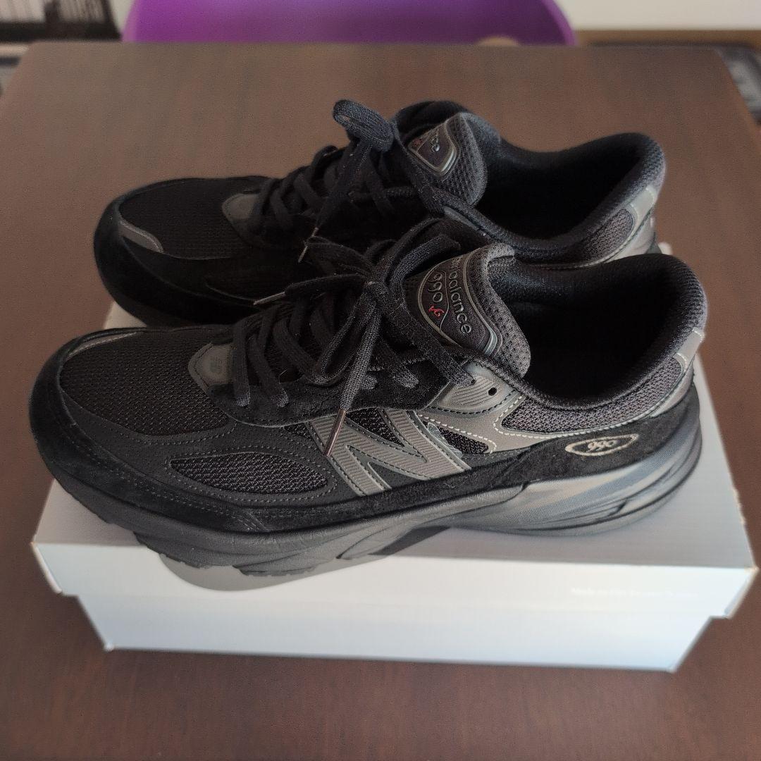 New Balance U990BB6 トリプルブラック 29.5 スニーカー