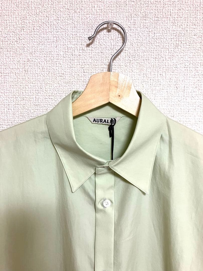 新品未使用AURALEE WASHED FINX TWILL SHIRT 1