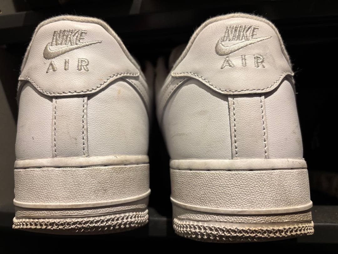Nike Air Force 1 ホワイト Supremeシューレース付き