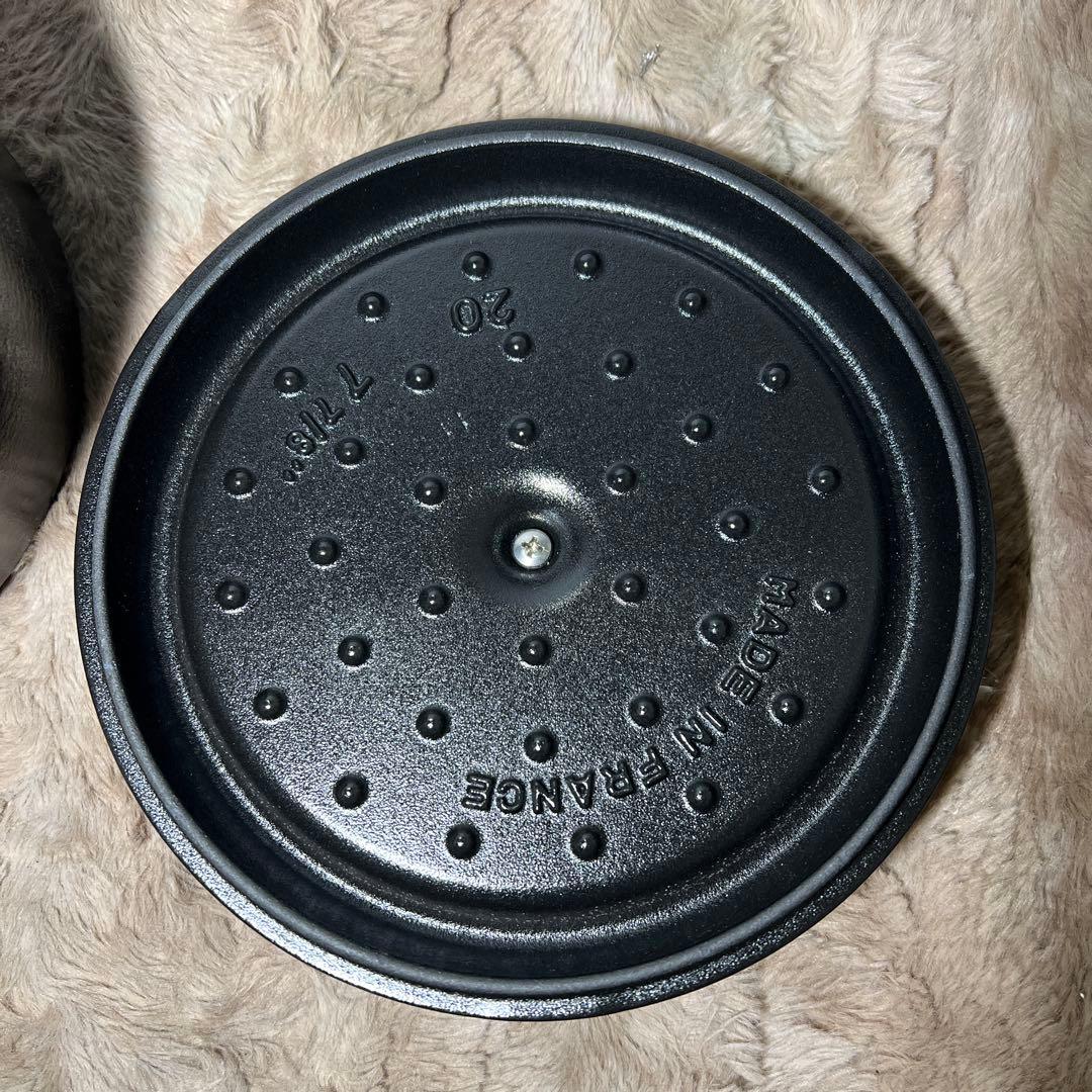 staub ストウブ ピコ ココット ラウンド ブラック 20cm IH対応