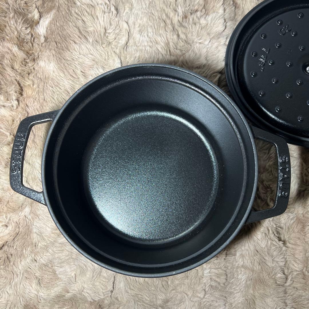staub ストウブ ピコ ココット ラウンド ブラック 20cm IH対応