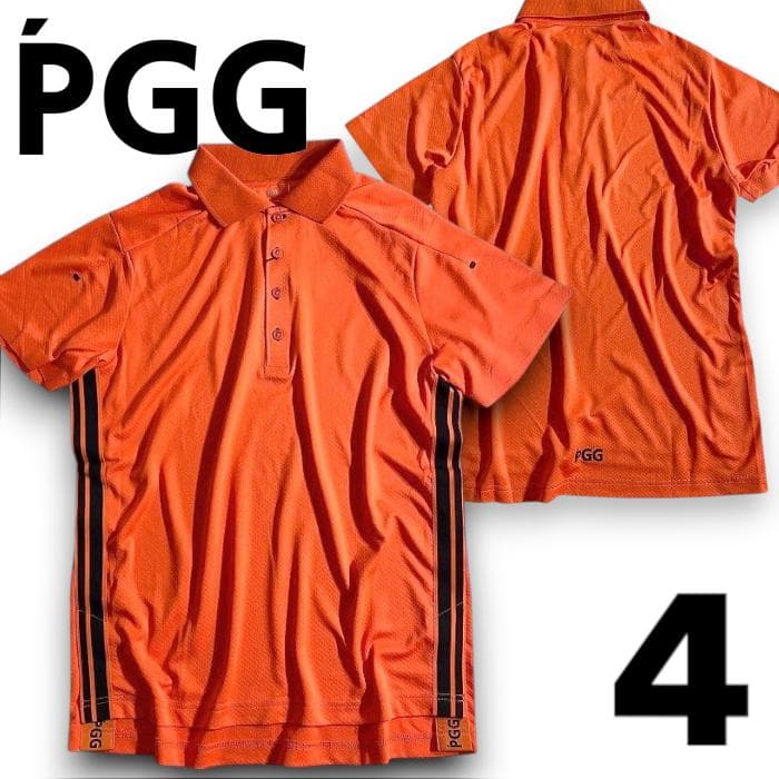 PGG パーリーゲイツ ゴルフ ストレッチ 半袖 ポロシャツ ウェア 4