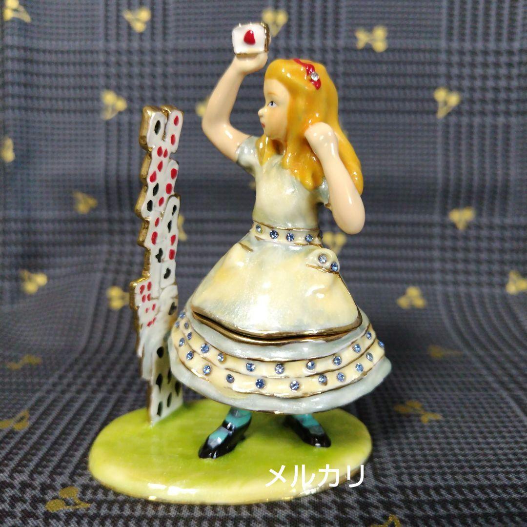 [未使用品] 不思議の国のアリス✥エナメルボックス✥ペンダント付き✥英国製