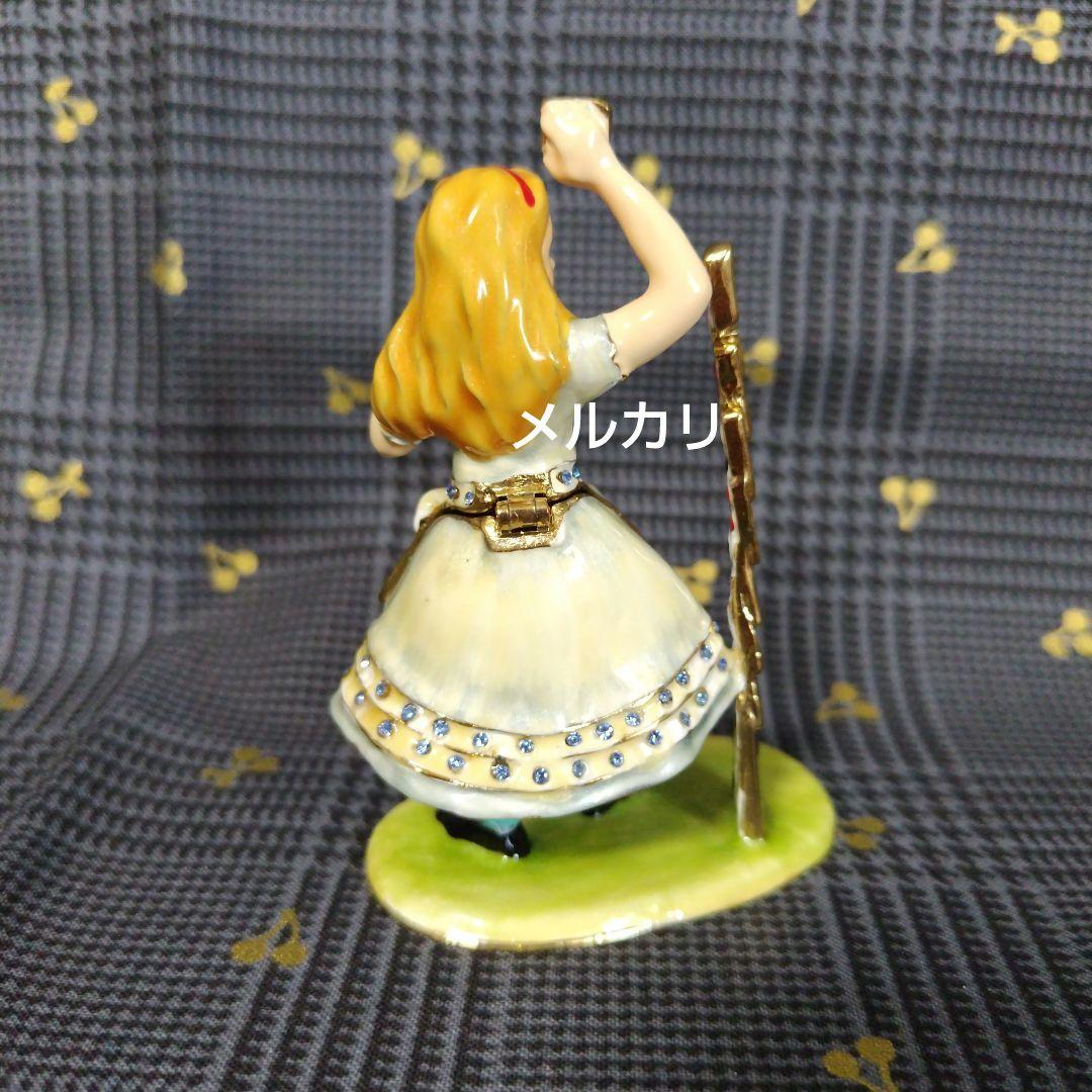 [未使用品] 不思議の国のアリス✥エナメルボックス✥ペンダント付き✥英国製