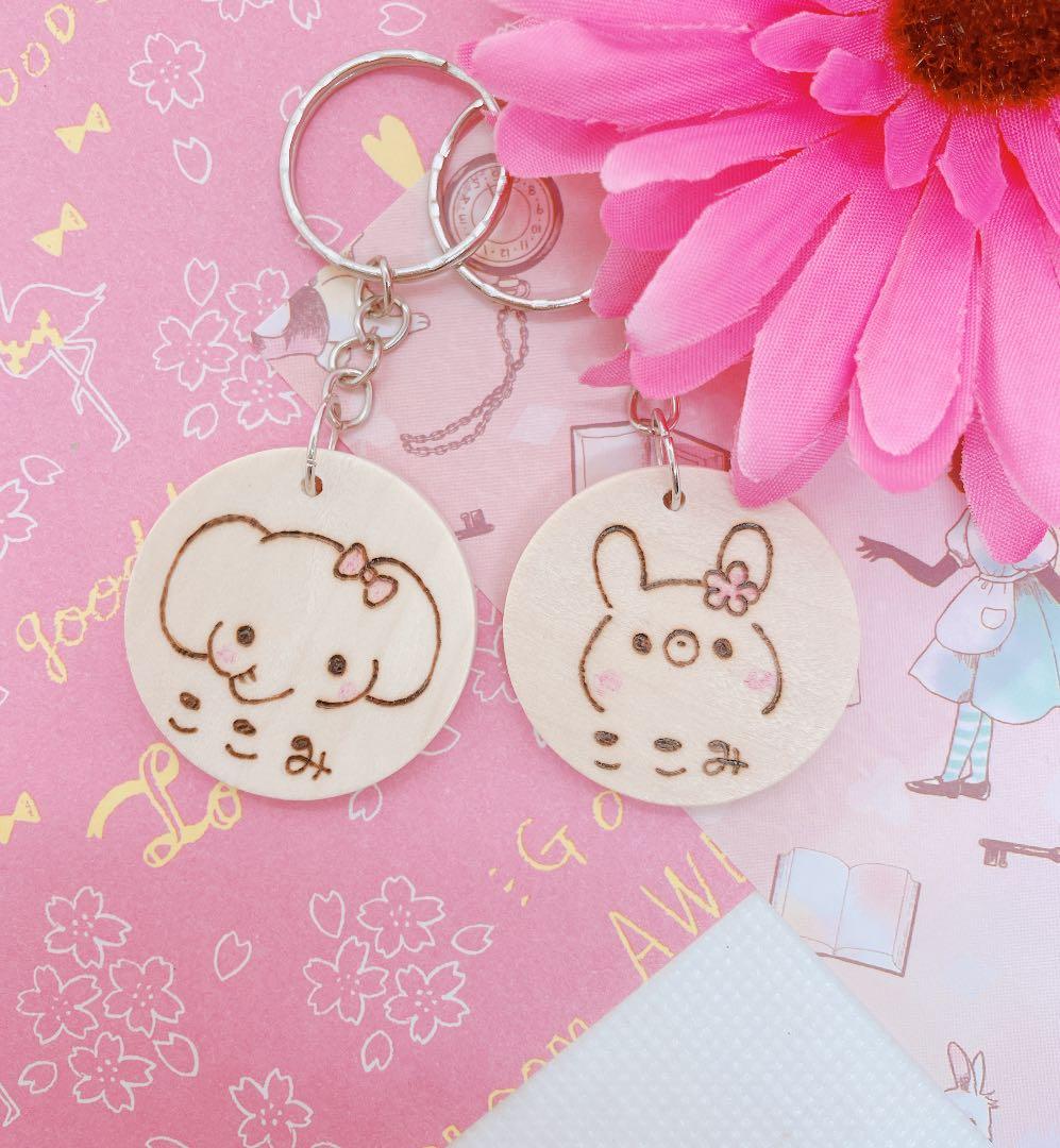 確認ページ♡木製キーホルダー