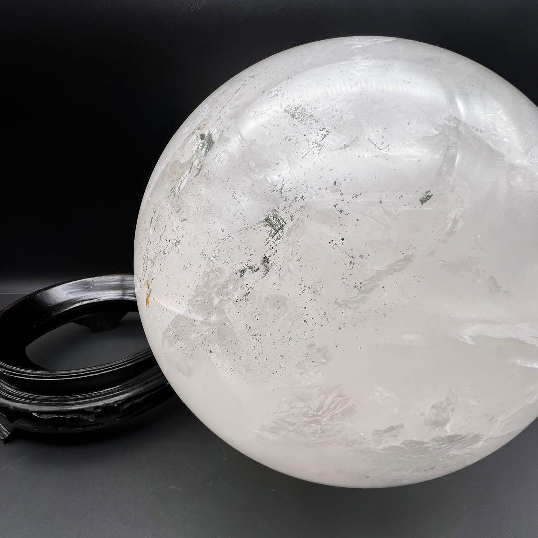 ✳至宝✨究極のお宝品 極上最高大宝珠✨超極大 ヒマラヤ水晶 丸玉 天然石 原石
