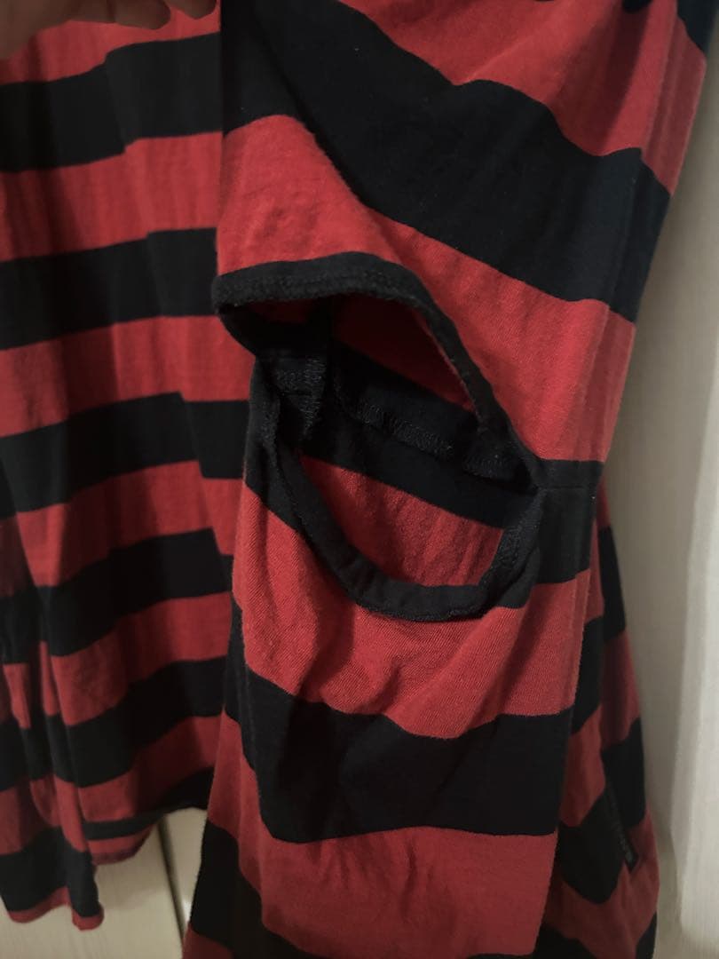 UNDERCOVER 14SS 肘割れ ボーダー カットソー アンダーカバー