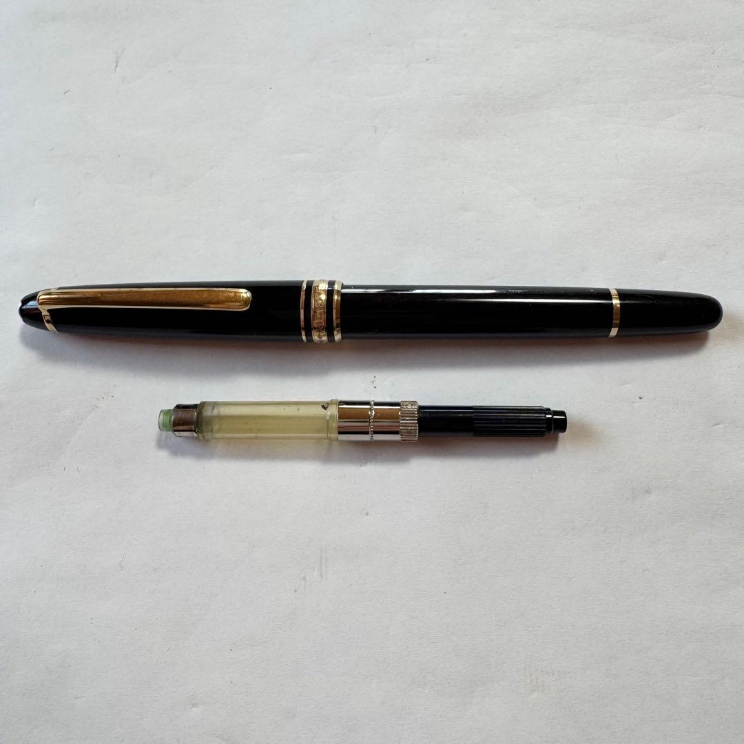 モンブラン万年筆　144 マイスターシュテュック 14K 585 コンバーター付