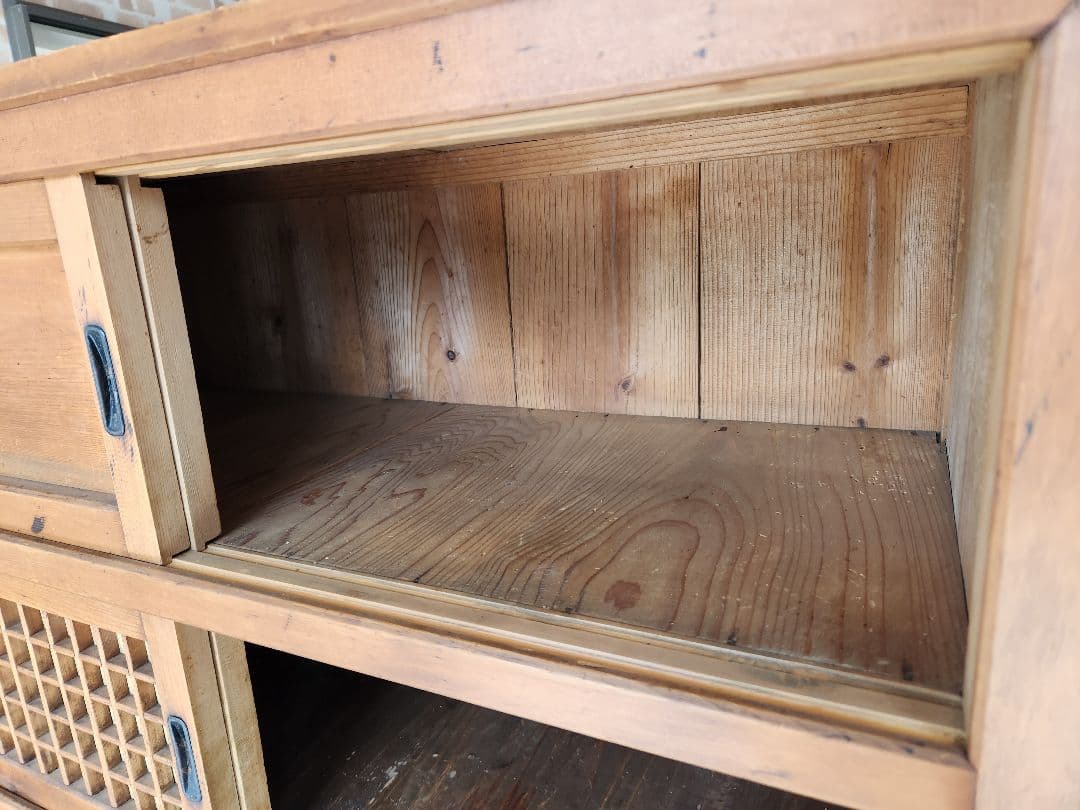 水屋箪笥　時代箪笥アンティークヴィンテージ古家具古民家古民具