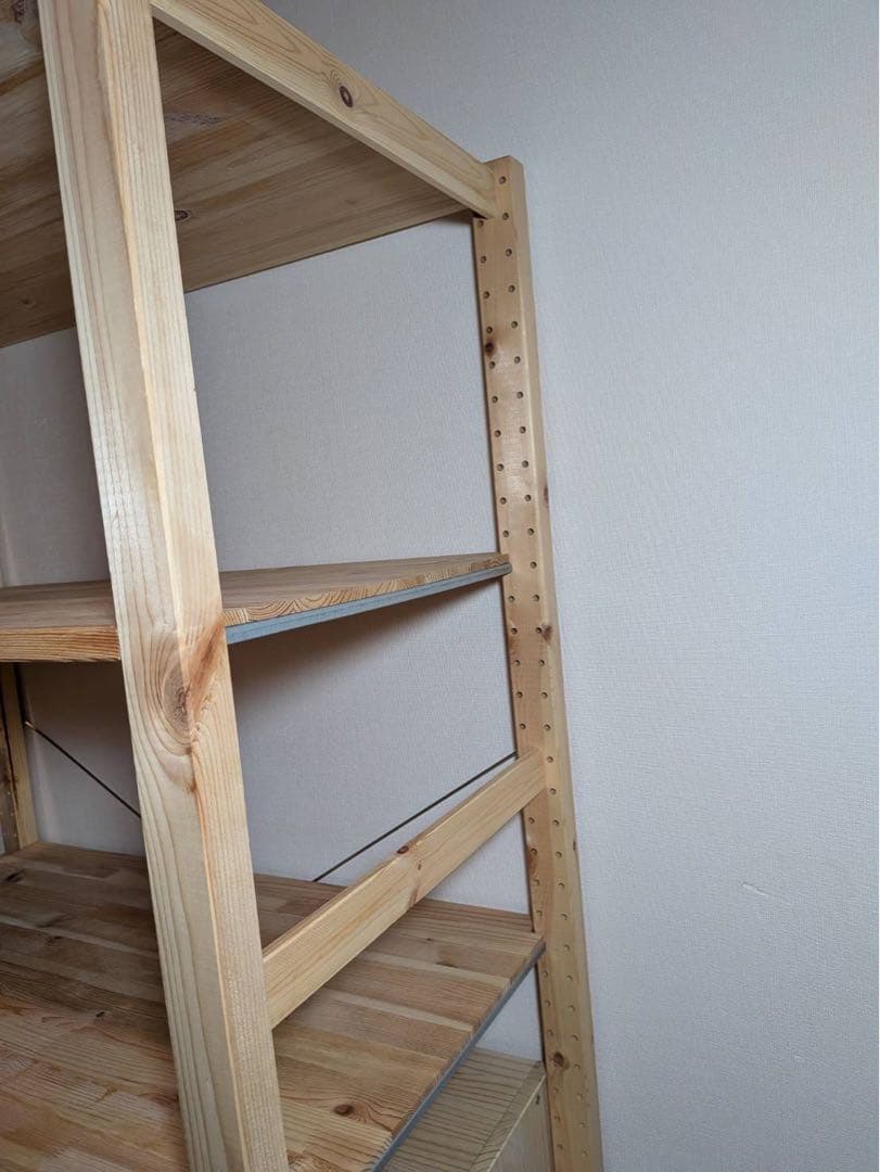 ■送料込■IKEA イーヴァル ユニットシェルフ パイン材 棚 キャビネット