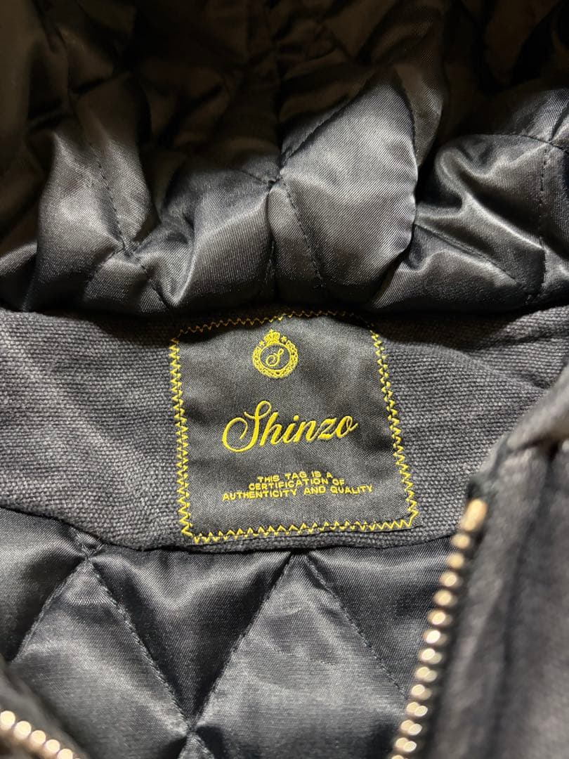 【新品】Shinzo 15oz canvas clasp bomber XS