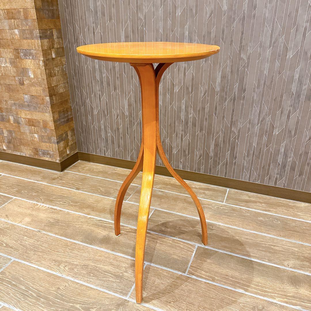 【美品】modulus モデュラス ペデスタル サイドテーブル 木製 北欧風