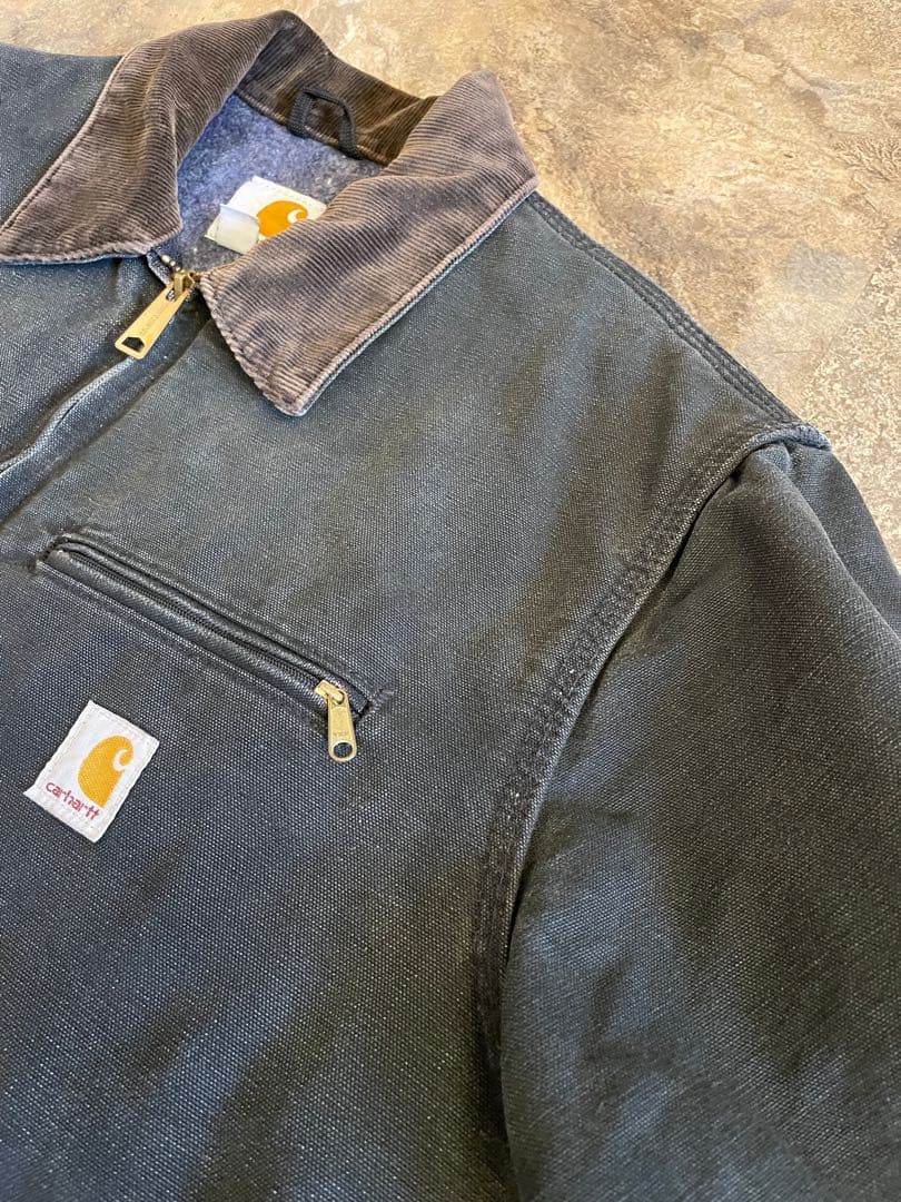 「超希少」USA製 Carhartt デトロイトジャケット　J001BLK